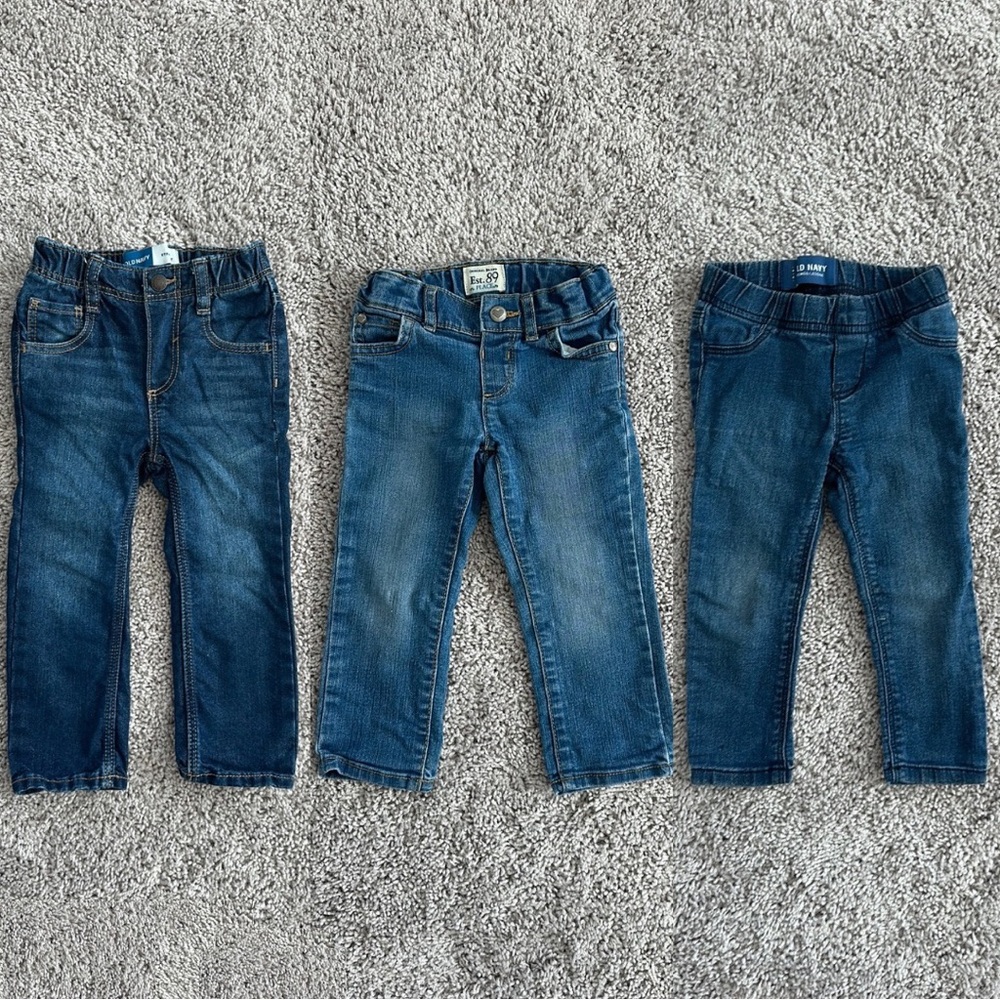 2T Toddler Girl Old Navy & Children’s Place Jeans Bundle
